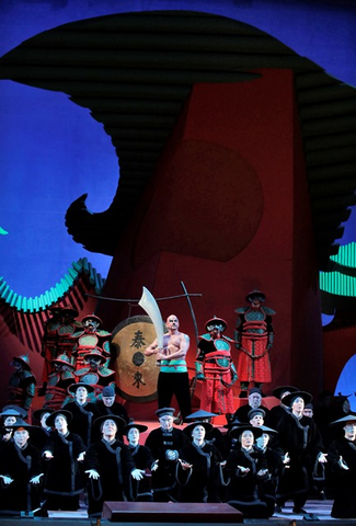 Puccini's "Turandot" in the production by David Hockney. 