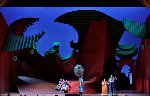 Puccini's "Turandot" in the production by David Hockney. 