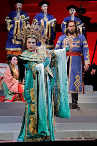 Puccini's "Turandot" in the production by David Hockney. 