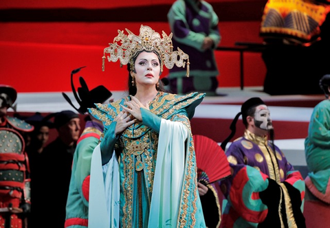 Puccini's "Turandot" in the production by David Hockney. 