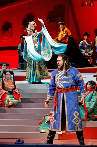 Puccini's "Turandot" in the production by David Hockney. 