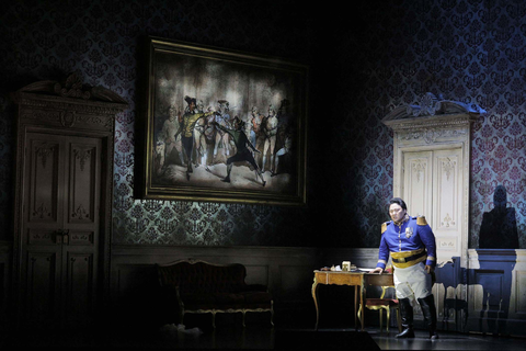 Amartuvshin Enkhbat as Renato in Verdi's "Un Ballo in Maschera." Photo: Cory Weaver/San Francisco Opera