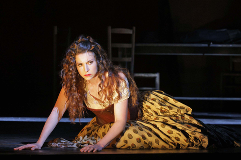 Eve-Maud Hubeaux as the title role in Bizet's "Carmen." Photo: Cory Weaver/San Francisco Opera