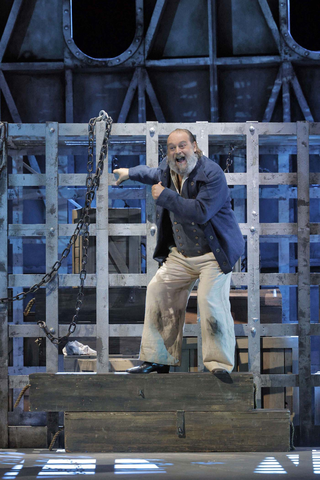 Wolfgang Koch as Kurwenal in Wagner's "Tristan und Isolde." Photo: Cory Weaver/San Francisco Opera