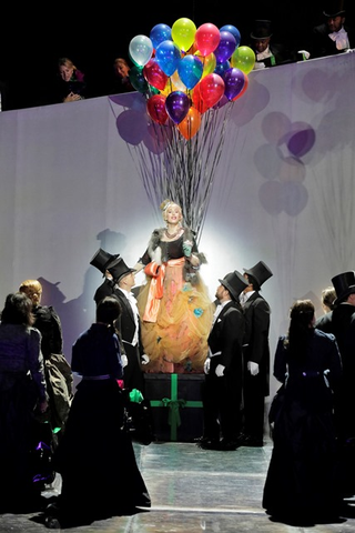 Ellie Dehn in the title role of Massenet's "Manon." Photographer: Cory Weaver/San Francisco Opera.