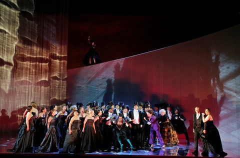 A scene from Act IV of Massenet's "Manon." Photographer: Cory Weaver/San Francisco Opera.