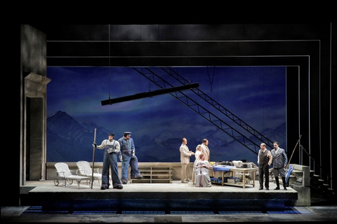 A scene from Wagner's "Das Rheingold." Photographer: Cory Weaver/San Francisco Opera.