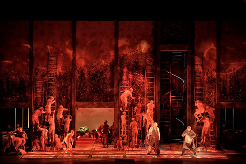 A scene from Wagner’s “Das Rheingold.” Photographer: Cory Weaver/San Francisco Opera.