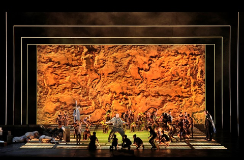 A scene from Wagner’s “Das Rheingold.” Photographer: Cory Weaver/San Francisco Opera.