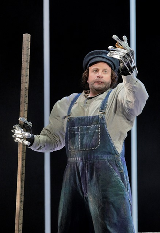 Raymond Aceto as Fafner in Wagner’s “Das Rheingold.”  Photographer: Cory Weaver/San Francisco Opera.