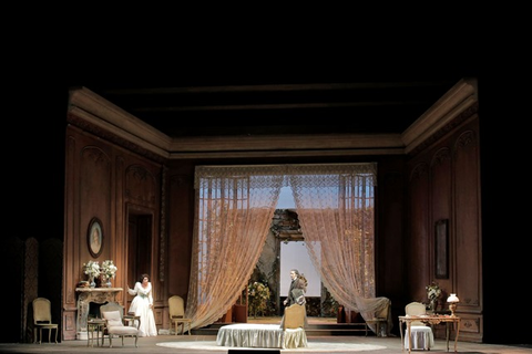 A scene from Act II, Scene 1 of Verdi's "La Traviata."  Photographer: Cory Weaver/San Francisco Opera.