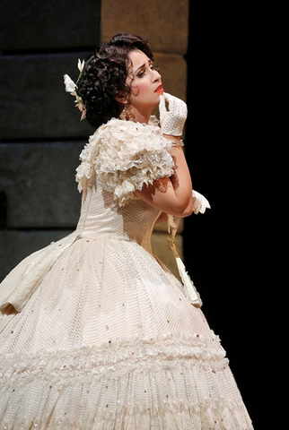 Aurelia Florian as Violetta Valéry in Verdi's "La Traviata." Photographer: Cory Weaver/San Francisco Opera.