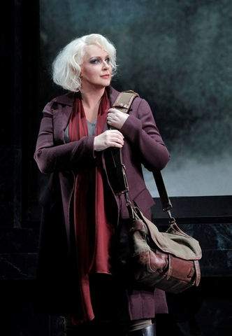 Iréne Theorin as Brünnhilde in Wagner's "Die Walküre." Photographer: Cory Weaver/San Francisco Opera.