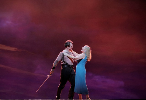 Brandon Jovanovich as Siegmund and Karita Mattila as Sieglinde in Wagner's "Die Walküre." Photographer: Cory Weaver/San Francisco Opera.