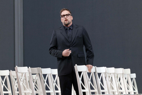 Alek Shrader as Arbace in Mozart's "Idomeneo."  Photo: Cory Weaver/San Francisco Opera