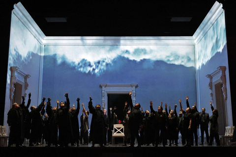 The San Francisco Opera Chorus in Mozart's "Idomeneo."  Photo: Cory Weaver/San Francisco Opera