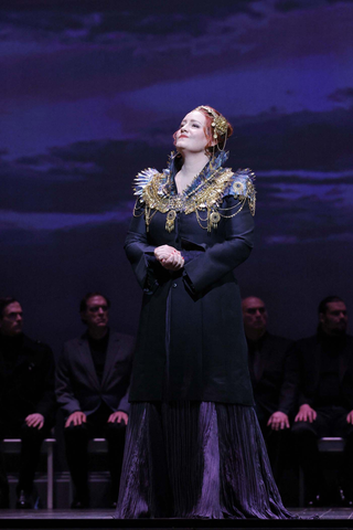 Elza van den Heever as Eletrra in Mozart's "Idomeneo."  Photo: Cory Weaver/San Francisco Opera