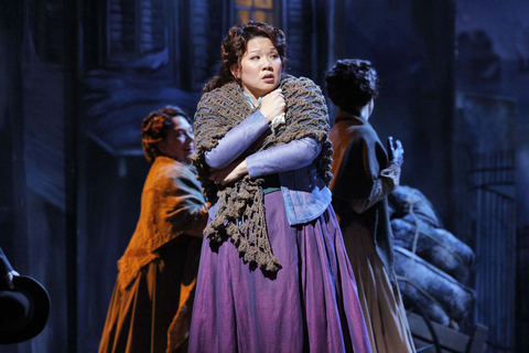 Karen Chia-ling Ho (Mimì), La Bohème, Giacomo Puccini. San Francisco Opera, 2024-25. Photo: Cory Weaver/San Francisco Opera 