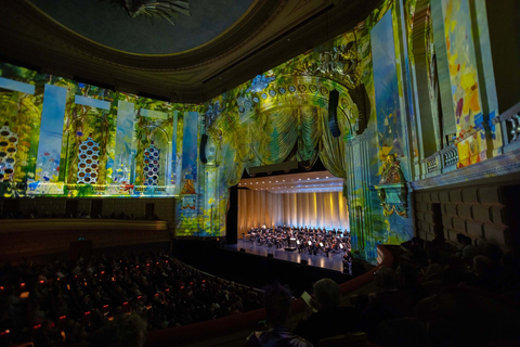 San Francisco Opera's Pride Concert with projections by Tal Rosner, June 27, 2025.  Photo: Matthew Washburn/San Francisco Opera