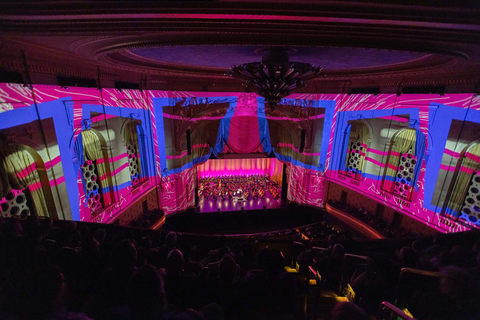 San Francisco Opera's Pride Concert with projections by Tal Rosner, June 27, 2025.  Photo: Matthew Washburn/San Francisco Opera