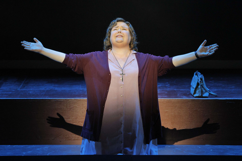 Jamie Barton as Sister Helen Prejean in Jake Heggie and Terrence McNally's "Dead Man Walking." Photo: Cory Weaver/San Francisco Opera