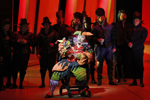 Amartuvshin Enkhbat as the title role in Verdi's "Rigoletto."