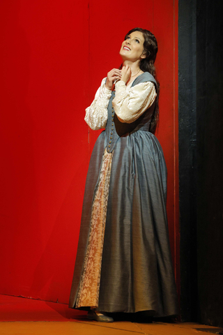 Adela Zaharia as Gilda in Verdi's "Rigoletto."
