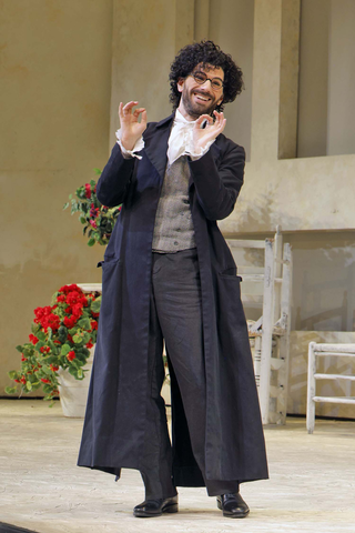 Riccardo Fassi as Don Basilio in Rossini's "The Barber of Seville." Photo: Cory Weaver/San Francisco Opera