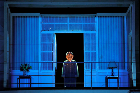 Jongwon Han as Tutor of Orest in Strauss’ “Elektra.” Photo: Cory Weaver/San Francisco Opera