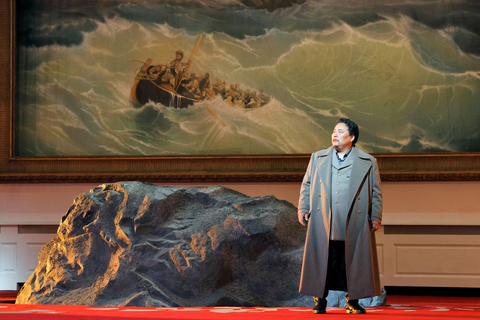 Amartuvshin Enkhbat in the title role of Verdi's "Simon Boccanegra." Photo: Cory Weaver/San Francisco Opera