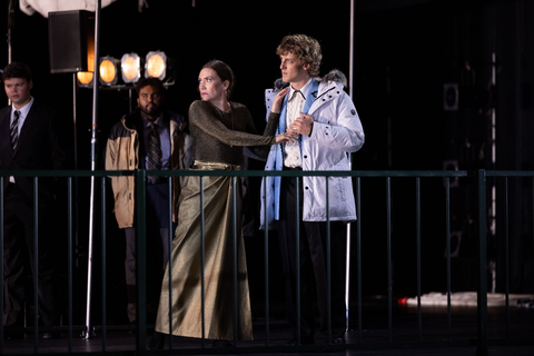 Heidi Stober as Mary and Christopher Sokolwski as Lord Darnley in Thea Musgrave's "Mary, Queen of Scots." Photo: Matthew Washburn/San Francisco Opera