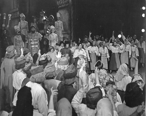 Boris Godunov, Modest Mussorgsky. San Francisco Opera, 1946. Photographer: R. Strohmeyer/San Francisco Opera.