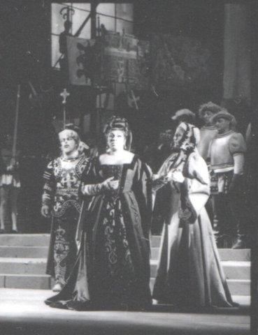 Ernani, Giuseppe Verdi. San Francisco Opera, 1968. Photographer: Pete Peters/San Francisco Opera.