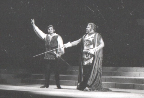 Ernani, Giuseppe Verdi. San Francisco Opera, 1968. Photographer: Pete Peters/San Francisco Opera.