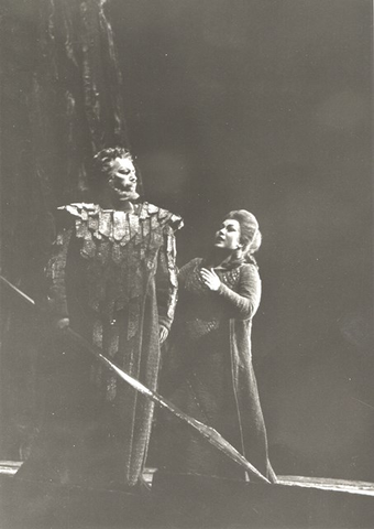 Die Walküre, Richard Wagner. San Francisco Opera, 1968. Photographer: Hank Kranzler/San Francisco Opera.