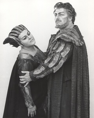 Die Walküre, Richard Wagner. San Francisco Opera, 1968. Photographer: Margaret Norton/San Francisco Opera.