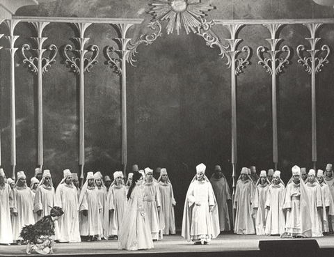 Die Zauberflöte, Wolfgang Amadeus Mozart. San Francisco Opera, 1967. Photographer: Unknown/San Francisco Opera.