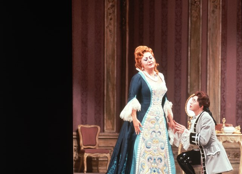 Der Rosenkavalier, Richard Strauss. San Francisco Opera, 1967. Photographer: Robert Cahen/San Francisco Opera.