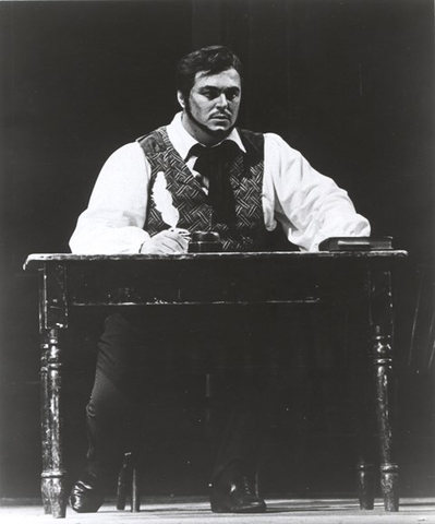 La Bohème, Giacomo Puccini. San Francisco Opera, 1967. Photographer: Unknown/San Francisco Opera.