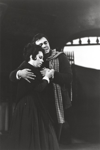 La Bohème, Giacomo Puccini. San Francisco Opera, 1967. Photographer: Unknown/San Francisco Opera.