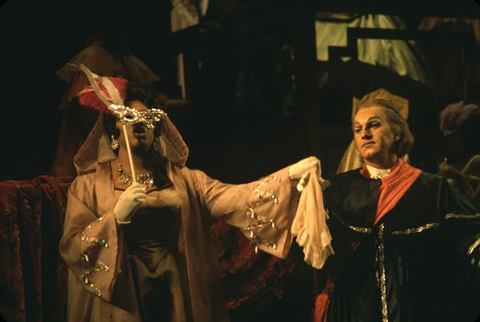 Un Ballo in Maschera, Giuseppe Verdi. San Francisco Opera, 1967. Photographer: Robert Cahen/San Francisco Opera.