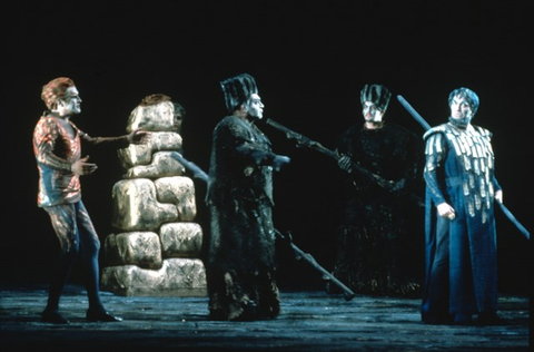 Das Rheingold, Richard Wagner. San Francisco Opera, 1967. Photographer: Robert Cahen/San Francisco Opera.