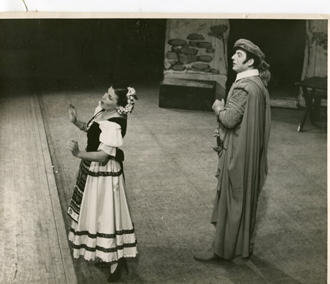 Don Giovanni, Wolfgang Amadeus Mozart. San Francisco Opera, 1947. Photographer: R. Strohmeyer/San Francisco Opera.