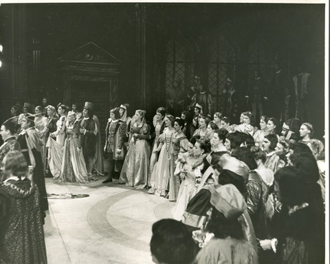 La Gioconda, Amilcare Ponchielli. San Francisco Opera, 1947. Photographer: R. Strohmeyer/San Francisco Opera.