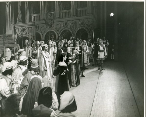 La Gioconda, Amilcare Ponchielli. San Francisco Opera, 1947. Photographer: R. Strohmeyer/San Francisco Opera.