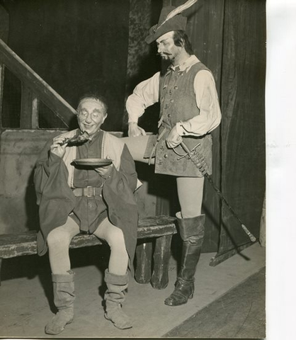 Falstaff, Giuseppe Verdi. San Francisco Opera, 1948. Photographer: R. Strohmeyer/San Francisco Opera.