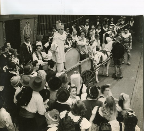 Pagliacci, Ruggero Leoncavallo. San Francisco Opera, 1948. Photographer: R. Strohmeyer/San Francisco Opera.