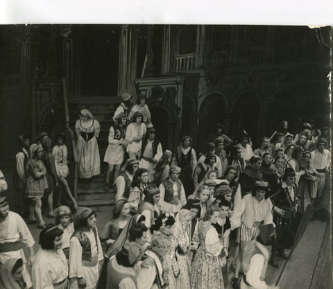 La Gioconda, Amilcare Ponchielli. San Francisco Opera, 1948. Photographer: R. Strohmeyer/San Francisco Opera.