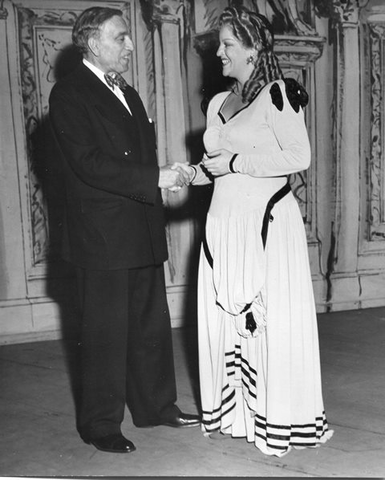 La Gioconda, Amilcare Ponchielli. San Francisco Opera, 1948. Photographer: R. Strohmeyer/San Francisco Opera.