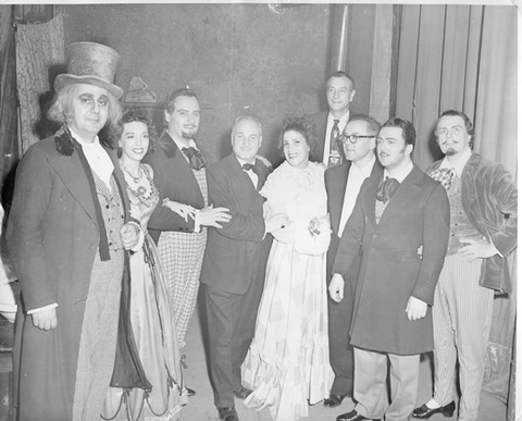 La Bohème, Giacomo Puccini. San Francisco Opera, 1949. Photographer: Paul G. Tracy/San Francisco Opera.